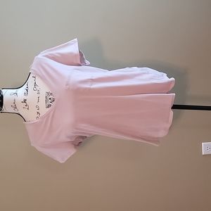 Pink Tee with Glitter
